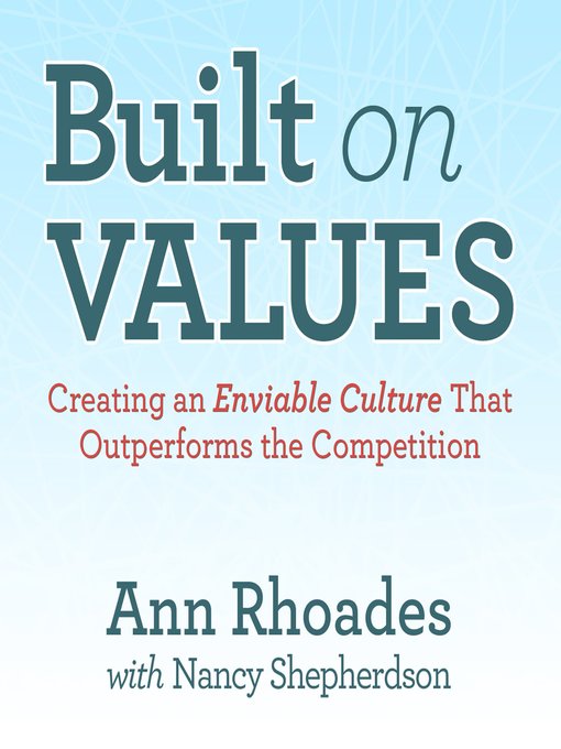 Title details for Built on Values by Stephen R. Covey - Available